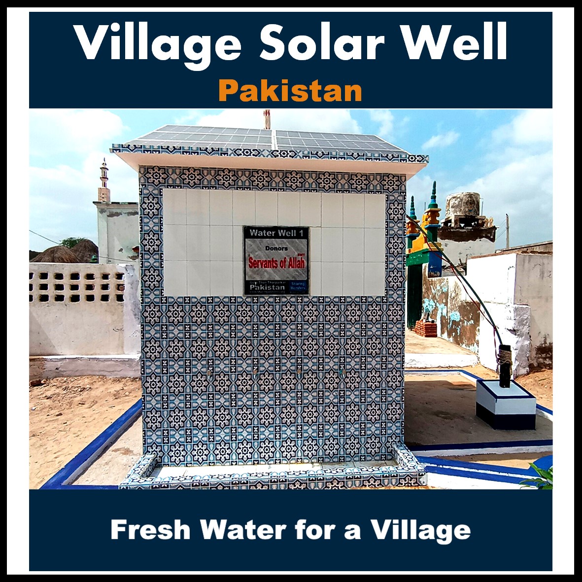 Solar Village Well Pakistan